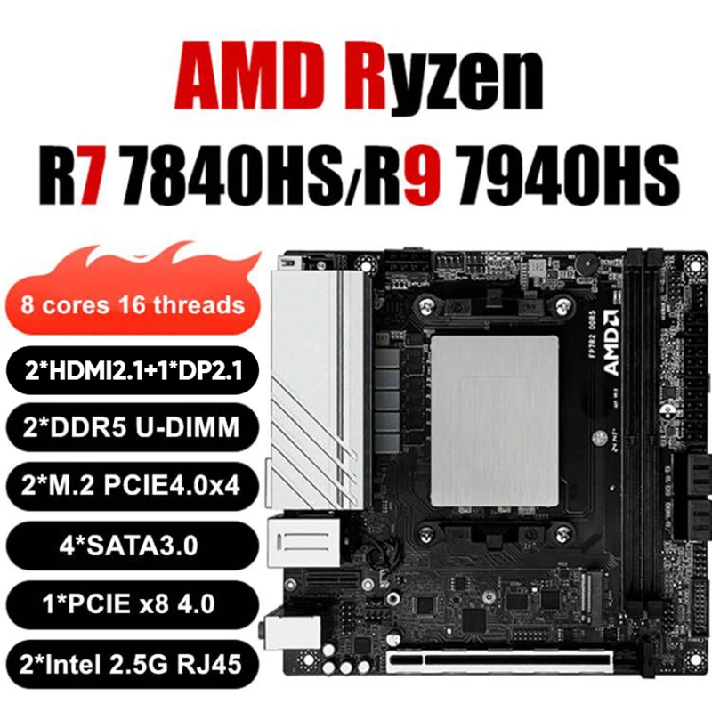 TOPC(TOPTON) Ryzen 7645HX ITX マザーボード 美品 TOPC(TOPTON) Ryzen 7645HX ITX マザーボード 美品 動作確認済み