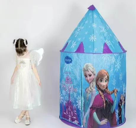 Princess Frozen Snow Castle Indoor Playroom Tent Soft Cozy