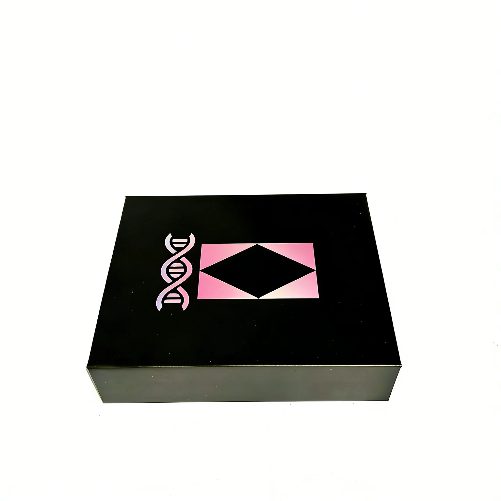 Custom Gold Stamping Logo Double 2ml 3ml 5ml 10ml Am poule Peptide Vial Packaging Box for Cosmetic Peptide Vial with EVA Insert