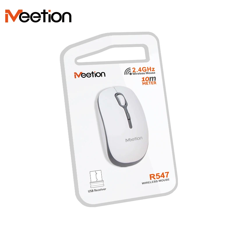 Meetion R547 Computer Accessories PC Mouse Wireless 1600DPI With 4D Controls