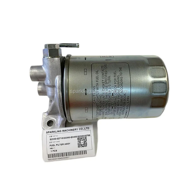 23401-1640 Excavator Fuel Filter Assy S2330-2710 - SPARKLING
