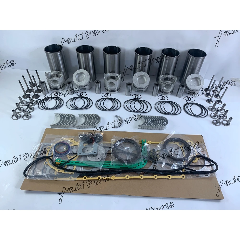 6SD1 Overhaul Repair Kit With Bearings Piston Rings Full Gasket Set Valve Liner Kit for Isuzu