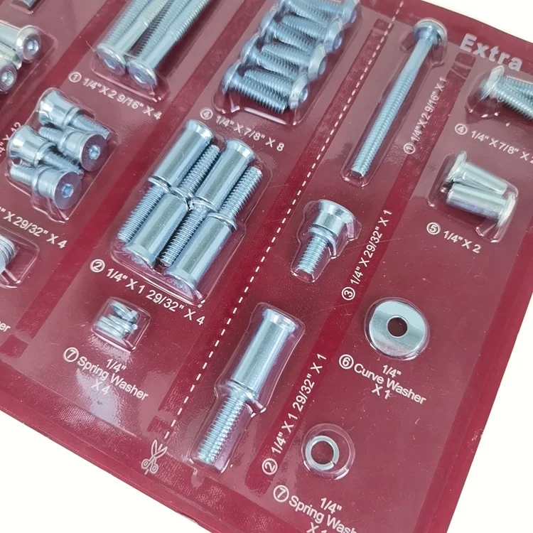 China Factory Hardware Fastener Sets Hex Socket Head Screws Bolt Nuts Washer L Shape Hex Key Wranch for Kids Bedroom Furniture