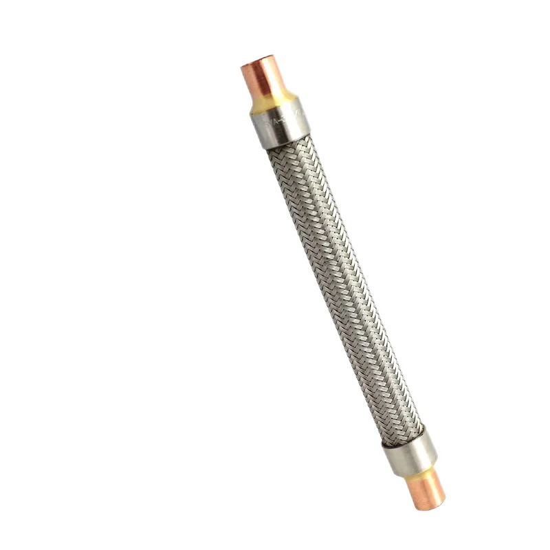 クラリネット用　Re:VIBRATION　COPPER BRASS Copper End Stainless Steel Vibration Absorber Braided Pipe for