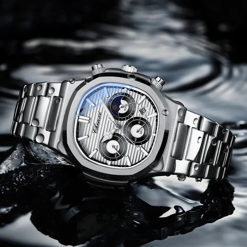 ちこ CHENXI 922 Men's Watch - Stylish Quartz with Chronograph