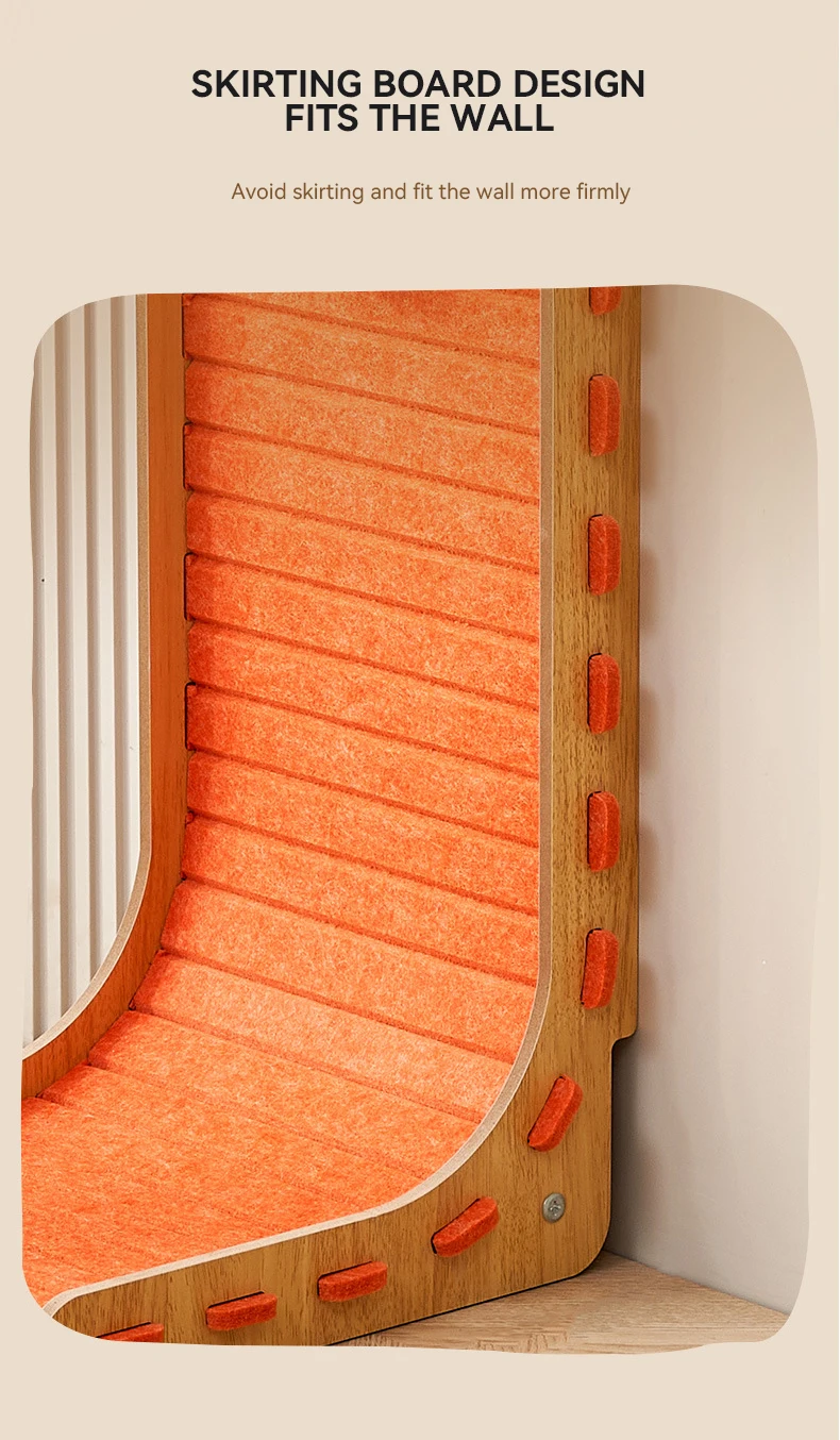 Vertical L-shaped Cat Claw Board Cat Nest One Can Not Catch Crumbs Large Wear-resistant Claw Board Cat Toy Supplies manufacture