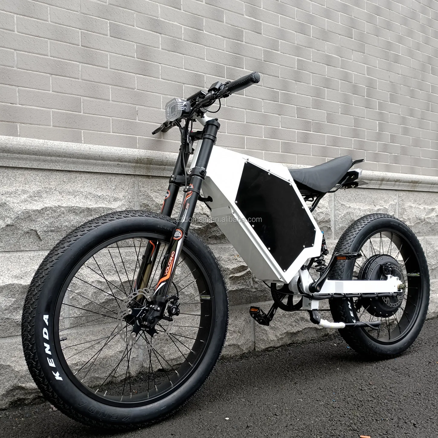 12000w electric bicycle MotoTec Venom 72v Dirt Bike White 12000w 5T Enduro E-bike /