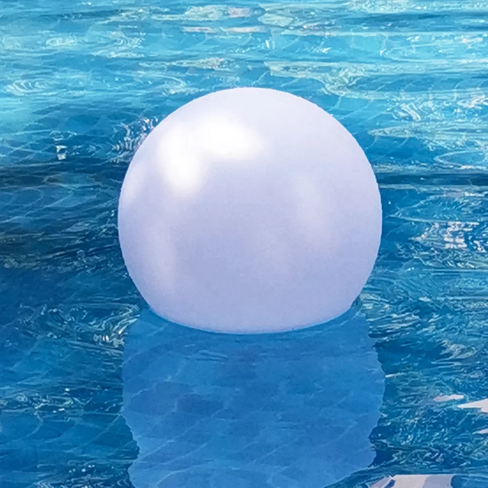 Светящаяся шаровая лампа Orb светодиодная настроения с регулируемой яркостью 16 RGB многоцветная изменяемая на пульте дистанционного управления перезаряжаемая IP65 плавающая для бассейна