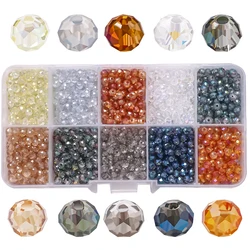 Aazon.co: Weebee Briolette Glass Crystal Beads Faceted Rondelle Beads