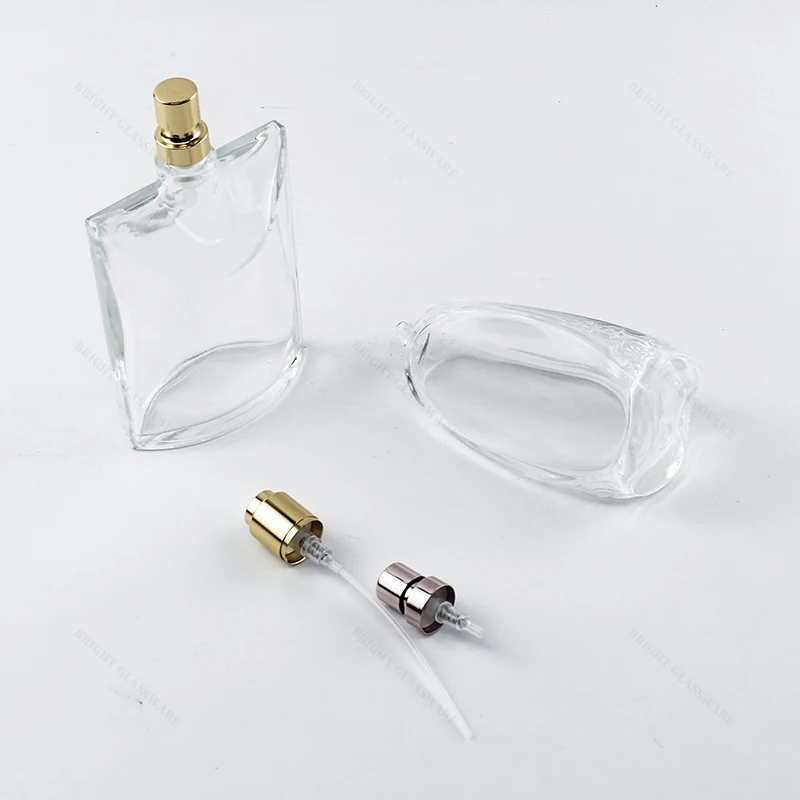 New Design Glass Perfume Bottle Irregular 100ml 50ml Personal Care ...