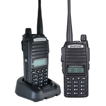 Baofeng High Quality UV-82 8W Walkie Talkie Two Channel Radio Dual PTT Dual Band Radio Receiver UHF VHF 10km Transmitter