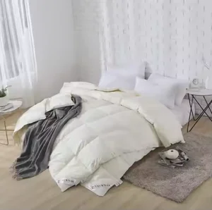 2026 Yellow Duvet Warm Hotel Down Quilt 100% Cotton Shell Hotel Goose Down Home Bedding Comforter Duvet