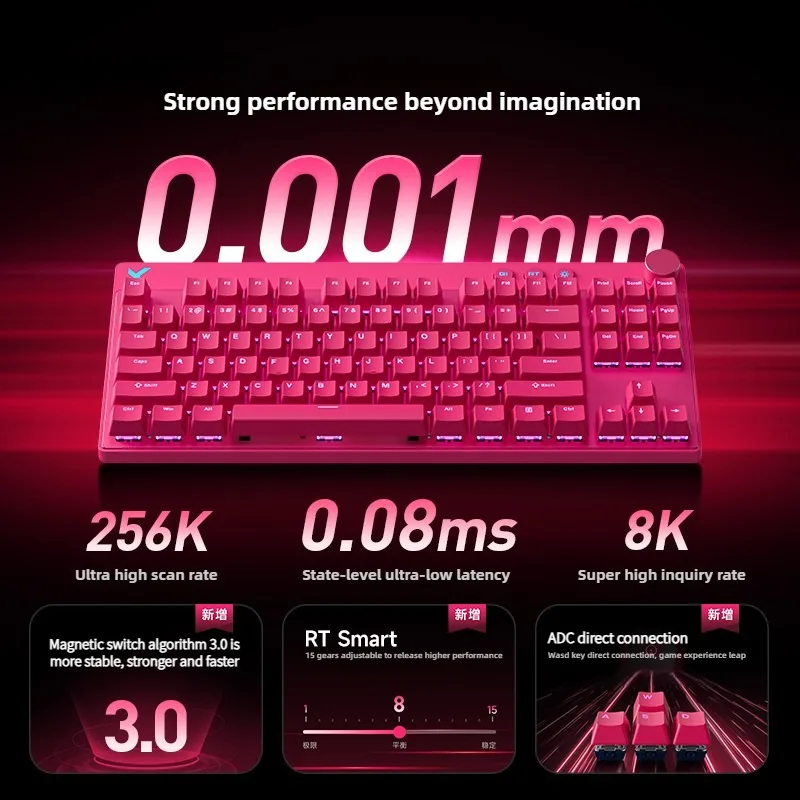 キーボード Mchose Mix87(Super Competitive)Black MCHOSE Mix 87 Series – Next-Gen Gaming Hall Effect Keyboards