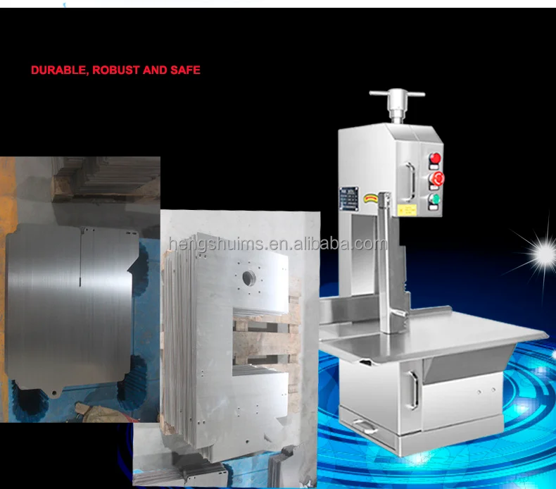 Butchery Pig Frozen Bone Saw Electric Meat Machine Meat Processing Fresh Chicken Beef Goat Meat Bone Saw Cutting Machine
