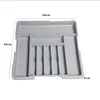 Retractable plate without knife holder gray
