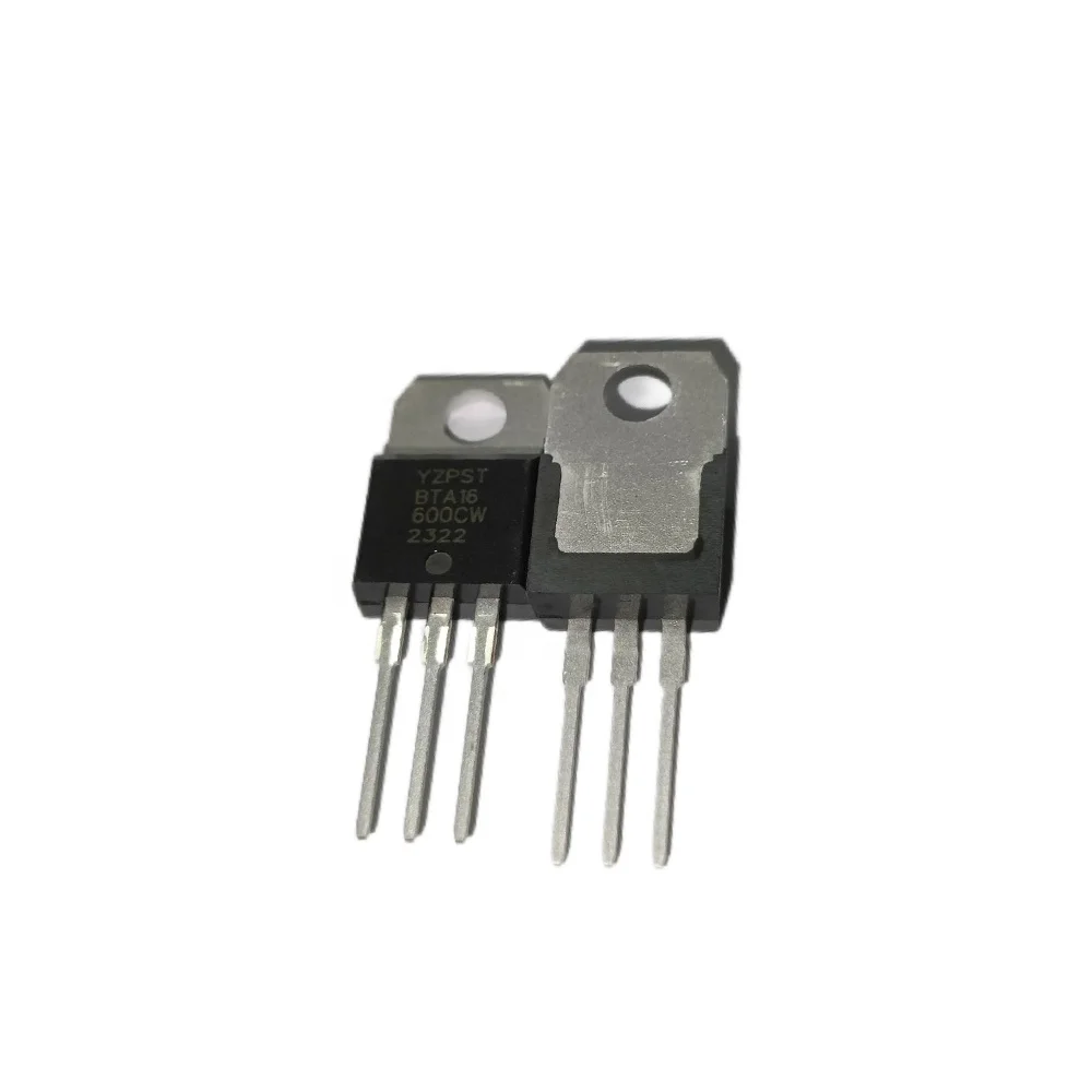TRIAC BTB16-600CW 16A / 600V Ih=35mA TO-220-3 2 Stück TRIAC BTB16-600CW 16A / 600V Ih=35mA TO-220-3 2 Stück