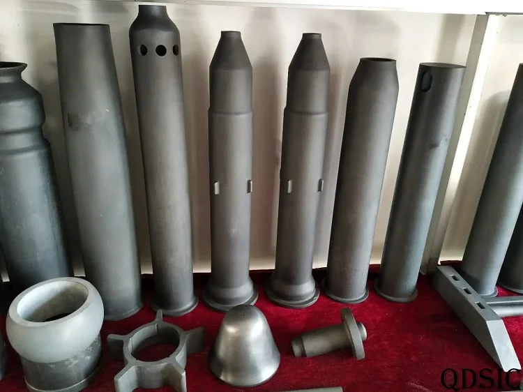 Customized High Purity Silicon Carbide Kiln Furniture Sisic Ssic Rbsic Silicon Carbide Burner Nozzle