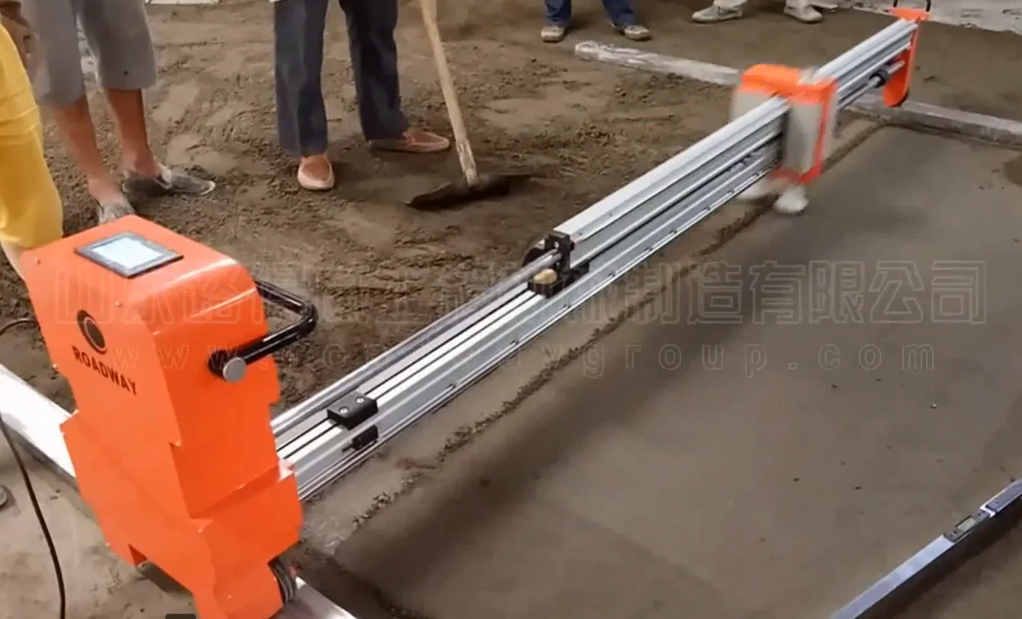 High Quality Indoor Dry Mix Mortar Automatic Screeding Machine Leveling Machine details