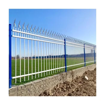 china manufacture Factory wholesale price 6*8ft Zinc steel fence wrought iron courtyard fence