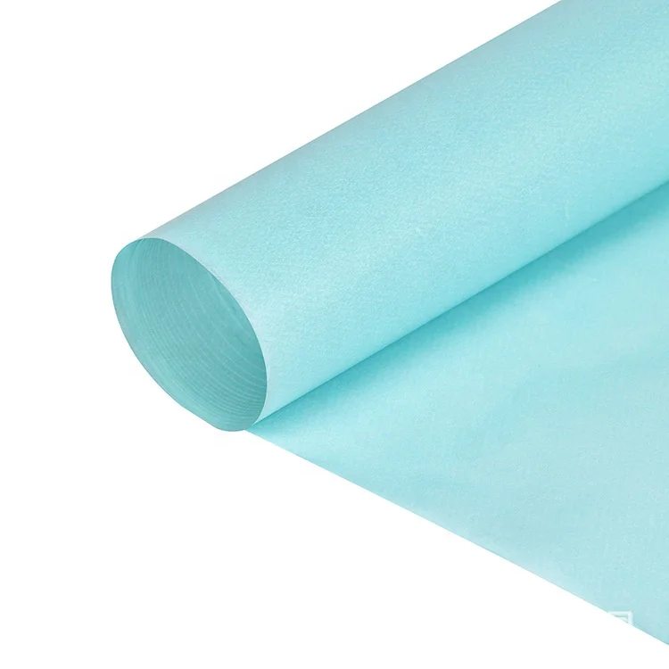 Blue Color Sheets Rolls Single Sided Adhesive Coated Silicone Waterproof Reusable Glassine Release Paper