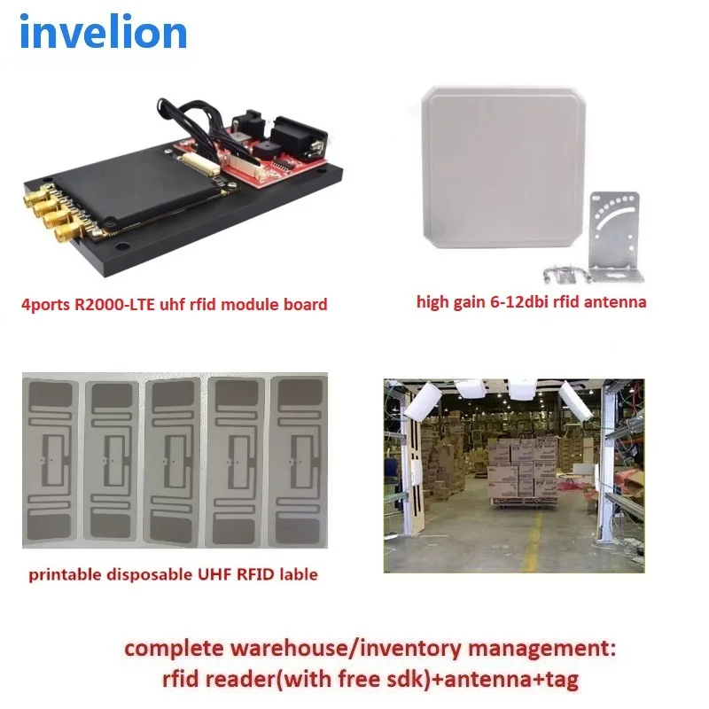 Long Distance UHF RFID Module R2000 LTE  4 8 16 Ports Impinj RFID Reader Module Embedded System for Smart Shelf Asset Tracking