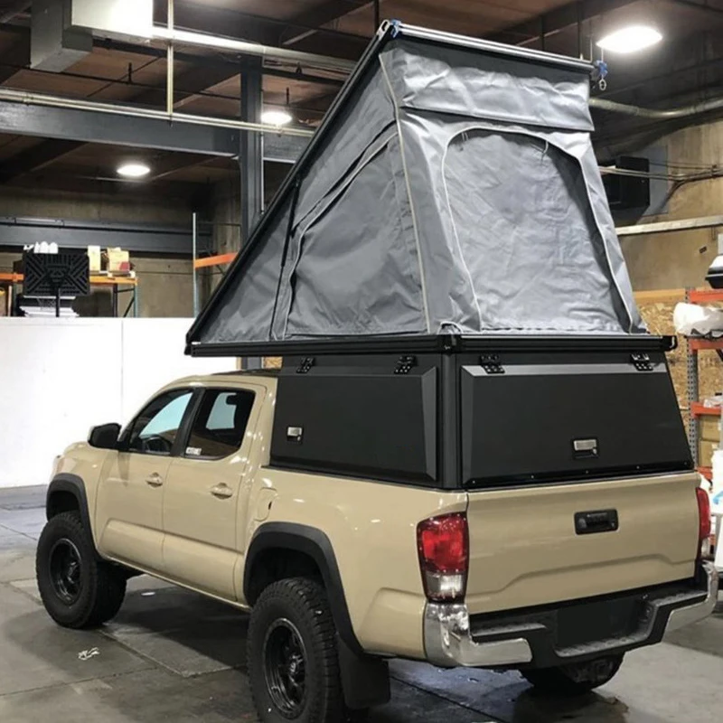 With Roof Top Tent Steel Dual Cab 4x4 Pick Up Pickup Truck Bed Canopy ...