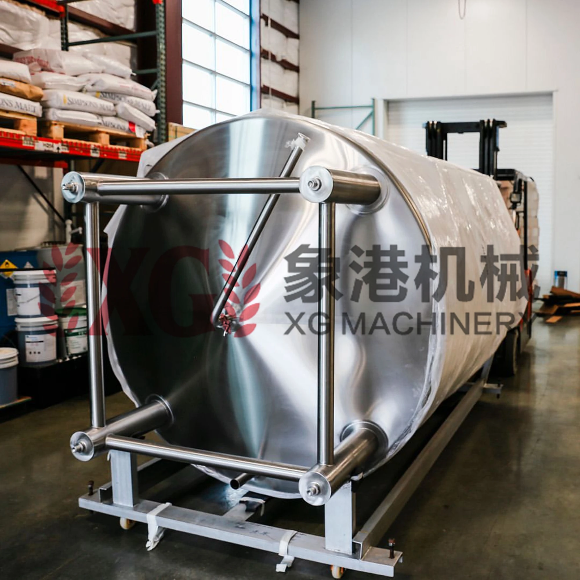 8000L 80HL изготовленный на заказ бак для пива из нержавеющей стали с жаккардовым покрытием, пивоваренное оборудование для рукоделия