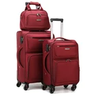 Factory Wholesale Men Women Spinner Wheels 3pcs sets Suitcase Bag Trolley bags Luggage With Handbag
