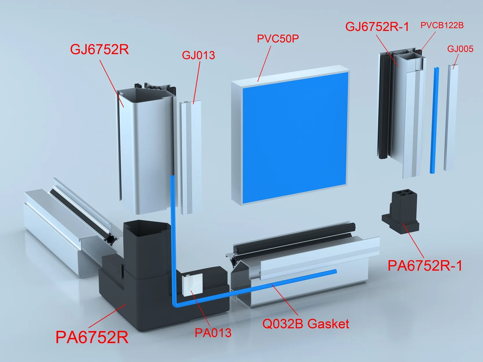 Thermal Break 6063-T5 Aluminium Profile for HVAC AHU Frame | Easy ...