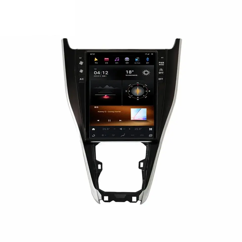 12.1" Tesla Screen Android 11 Car Radio for Toyota Harrier XU60 2013 - 2020 GPS Navigation Android Auto 360 Camera Video Stereo