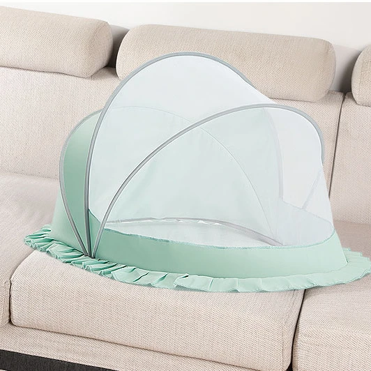 Детская москитная сетка щит детская складная бездонная сетка для установки бесплатно Детский Комплект постельного белья с москитной сеткой