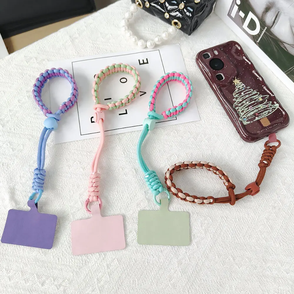 Assorted Colors Short Wristband Cell Accessories Adjustable For All Iphone Smart Strap Mobile Chain Phone Lanyard SJS036 Laudtec details