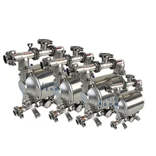Hot Sales Stainless Steel Hygiene Grade air Operated Pneumatic Diaphragm Pump for Whiskey Alcohol Liquid Paste Jam Cream Sauce