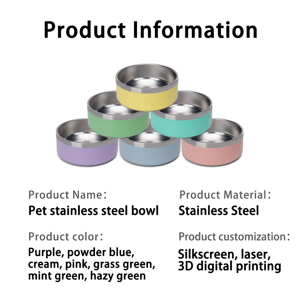 Shurui Manufacturer Personalised Custom Logo Color Powder Coated Dog