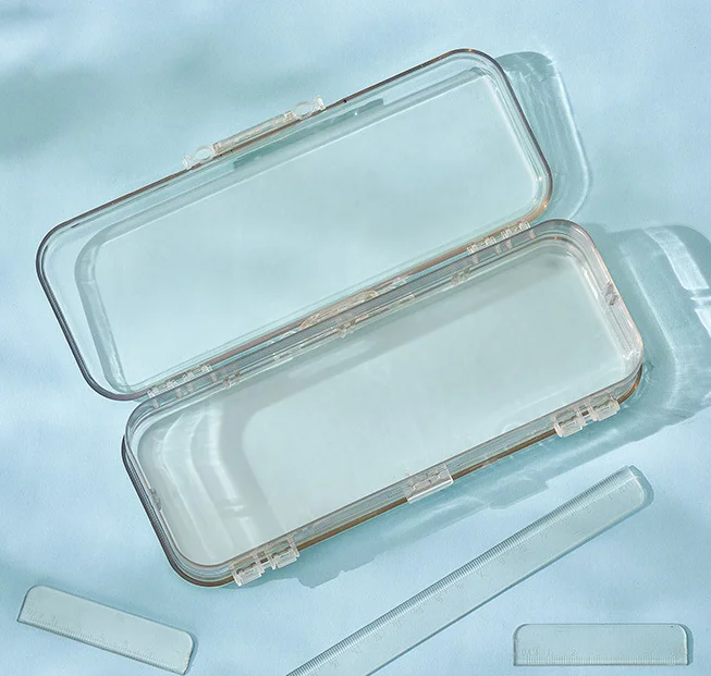 Clear Plastic Pencil Box