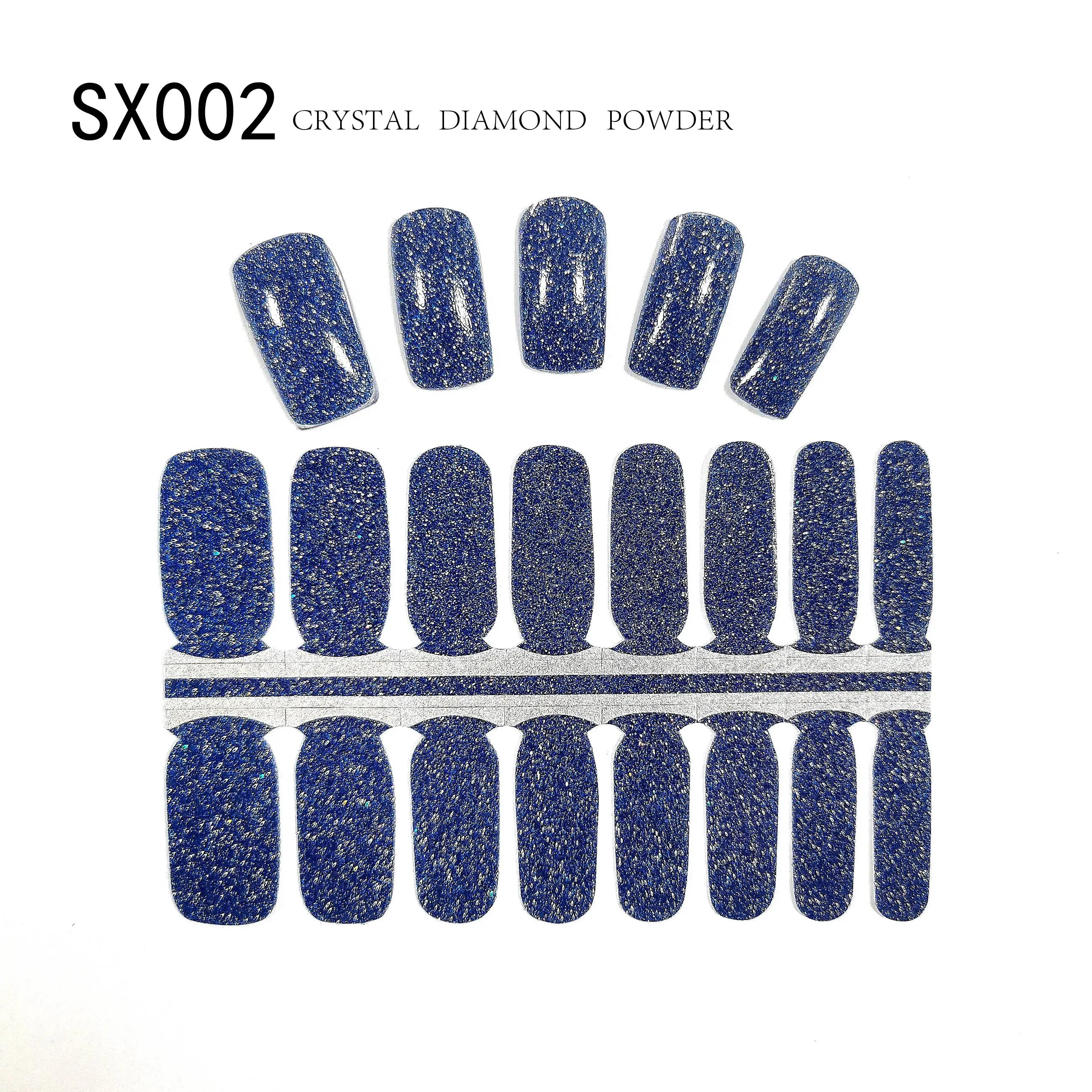 16 шт., самоклеящиеся полоски для ногтей с принтом животных