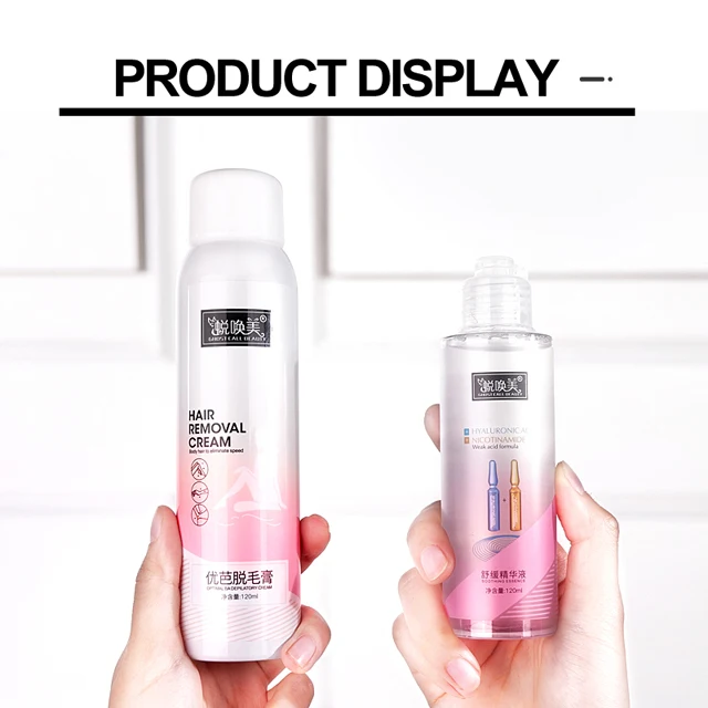 Частная этикетка для удаления волос на теле, безболезненная депиляция оптом