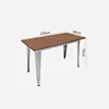 Table rect en bois (160*80*75)