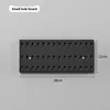 Tablero perforado horizontal-Negro 28*12cm