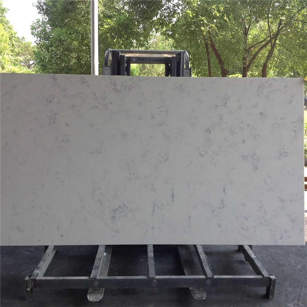 星白雪花石膏人造石英板价格: - buy star white quartz,white