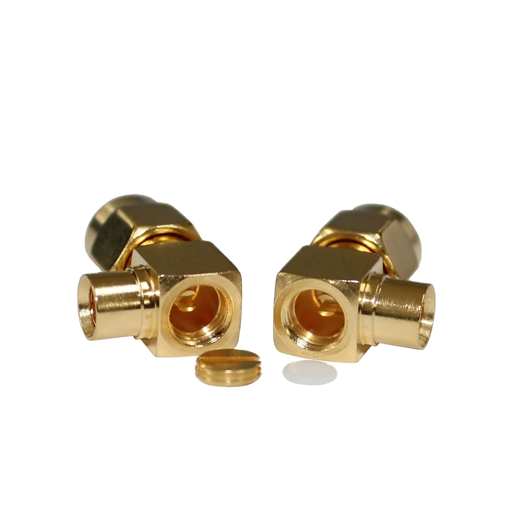 product sma jwb3 rf sma connector terminators sma male right angle connector for rg141 rg402 semi steel cable-1