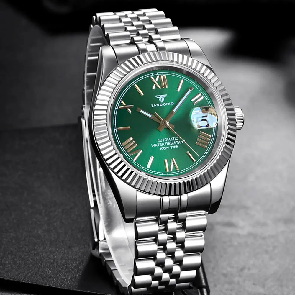 【新品】 Tandorio 新作腕時計 自動巻き(NH35A) メンズ 36mm Tandorio 36mm/39mm Men's 20ATM Dive Watch | NH35A Automatic