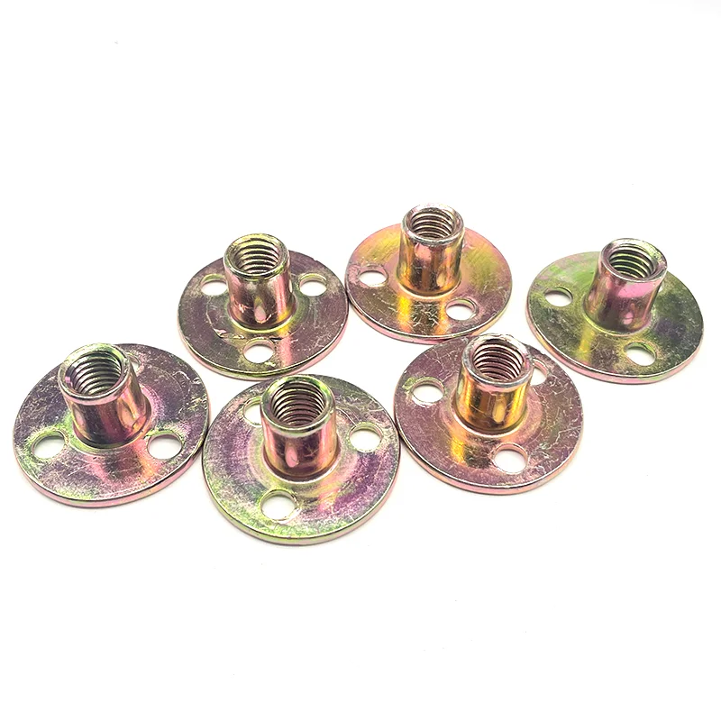 Stainless Steel and Carbon Steel 3/8'' round Base Three Holes Tee