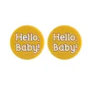 HELLO BABY Perle focale Jaune Moutarde SA253