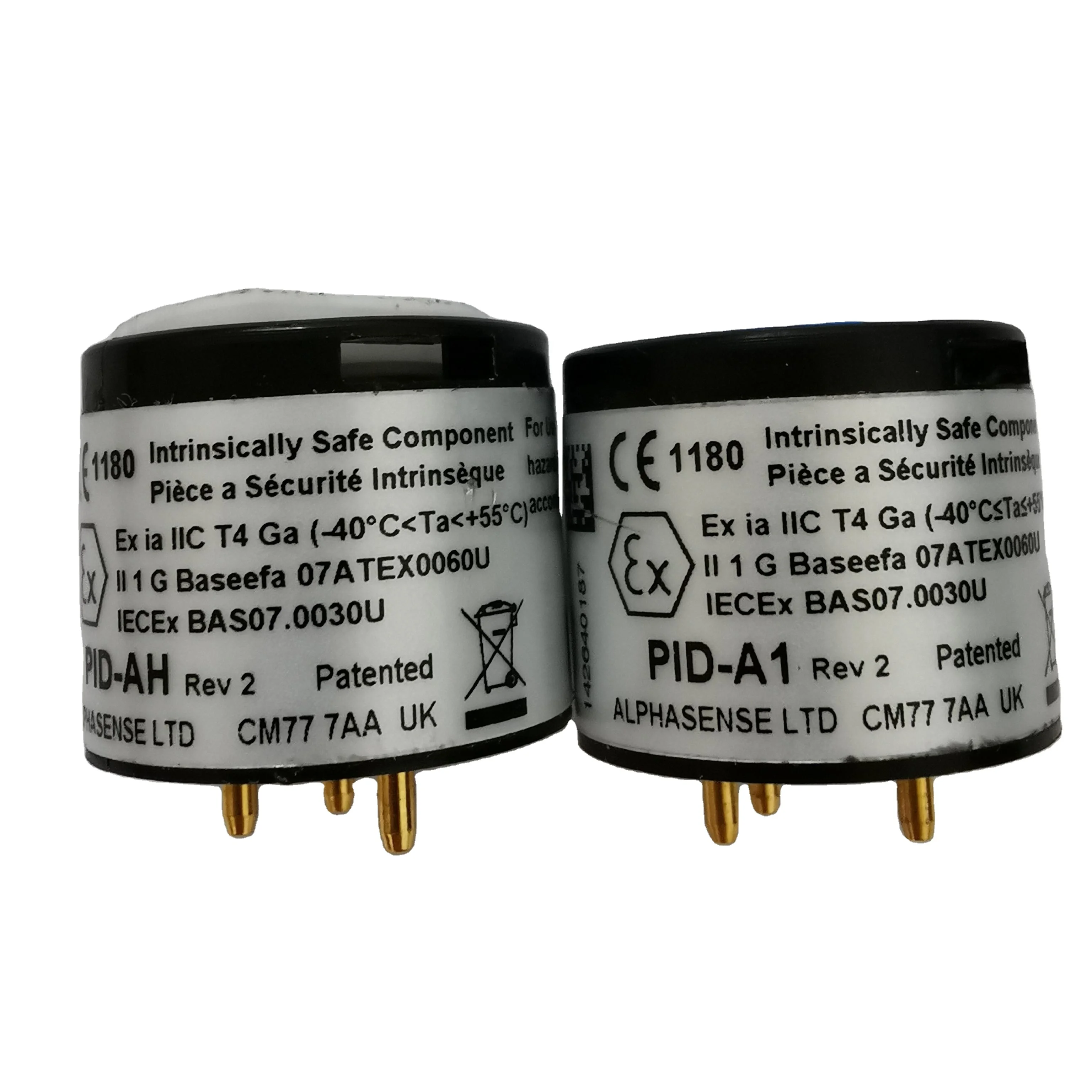 Alphasense PID Sensors Photoionisation Detectors monitoring of Volatile Organic gas analyzers environmental Sensor