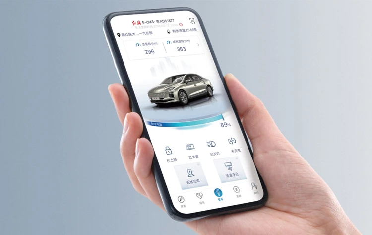 Electric Car 2023 Made In China Hongqi E-QM5 4 Wheel Electric Car For Adults Good Quality Luxury Cars E Vehicle