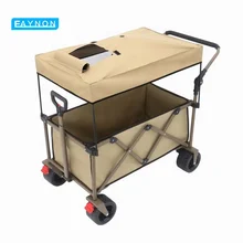 EAYNON Custom Heavy Duty Add Logo Folding Wagon Trolley Camping Table Cart