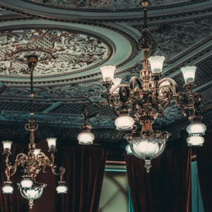 ECOJAS Glass Ecclesia Villa Restaurant Lighting Luxury Style New Design Chandelier