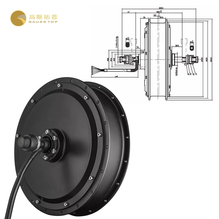 Gausstop Ebike Controller 48v 72v 1000w 36v Electric Bicycle Brushless