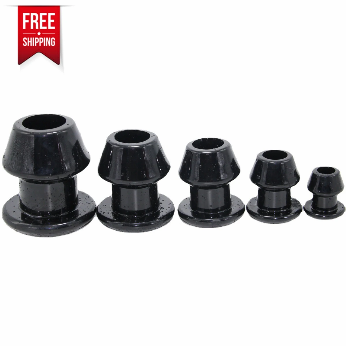 Free Shipping Hollow Anal Plug Butt Plug Anal Sex Toys Personal Cleaning Douche Enema